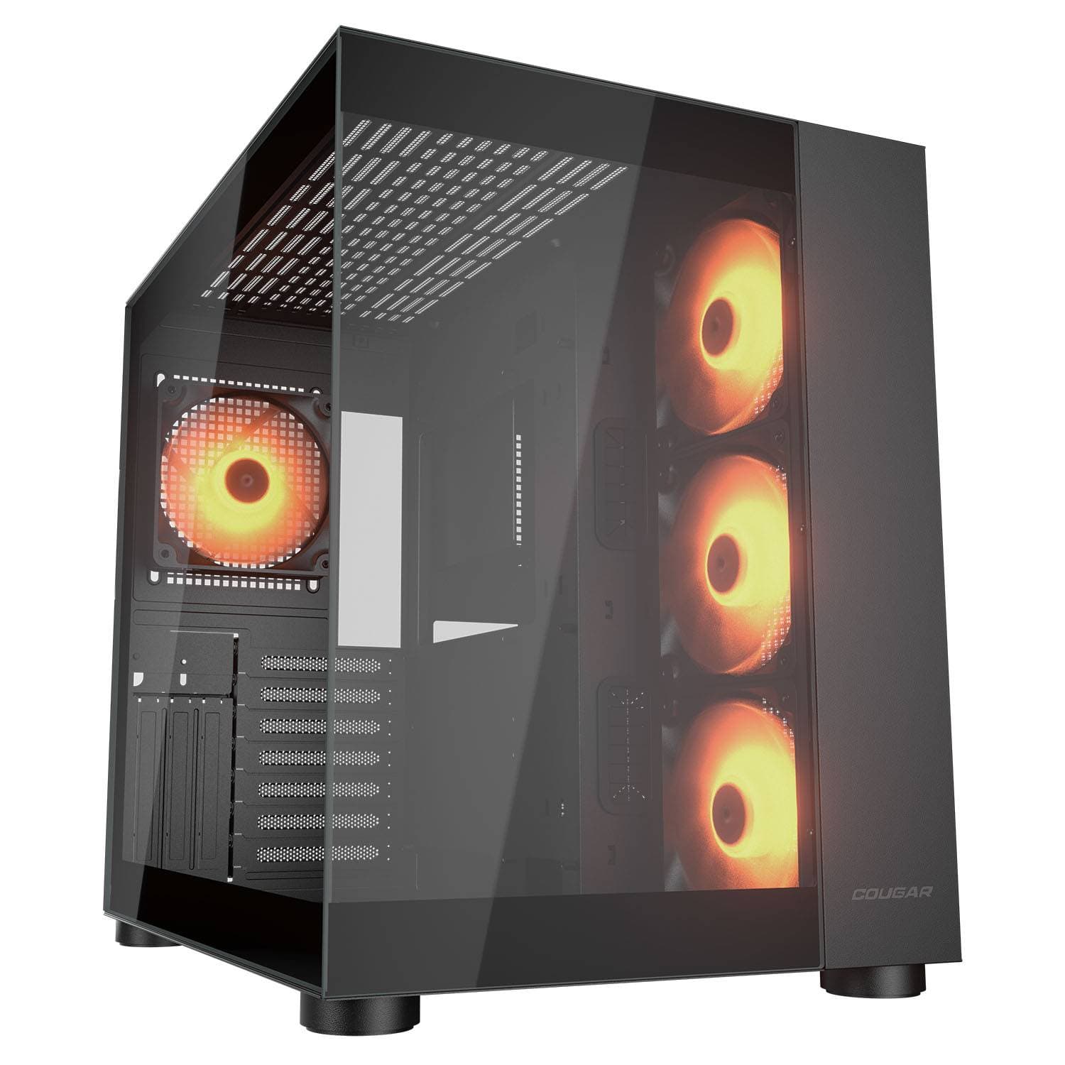Cougar F150RGB Black ARGB MID Tower w/o PSU ATX