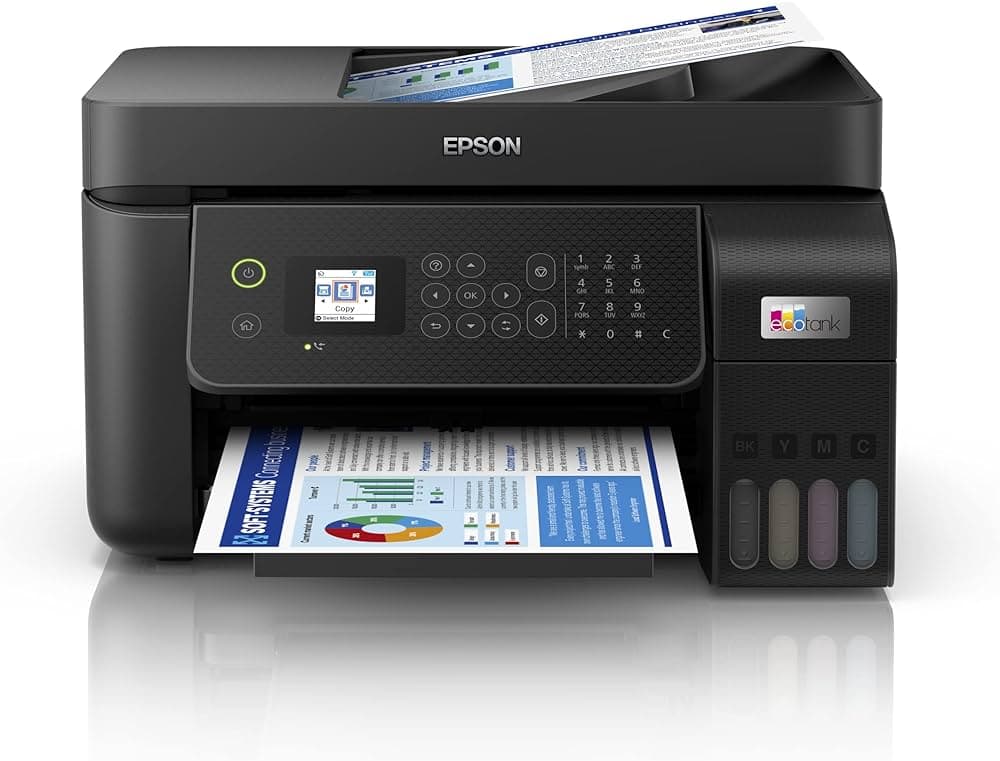 Epson L5290 / L5296 Epson L5290 /96A4 MF Colour Ink jet with Ink Tank Print/Copy/Scan/FAX/ADF
