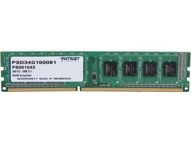 GoodRam 8Gb (PSD38G1600L2) DDR3 8Gb 1600 MT/s
