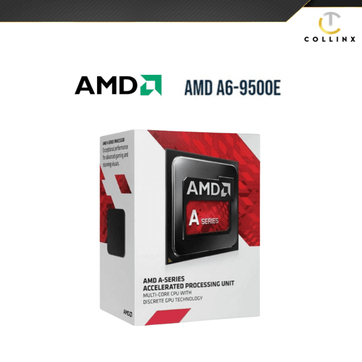 AMD with on GPU VGA CPU AMD A6 9500E 3.5GHz 2 Cores