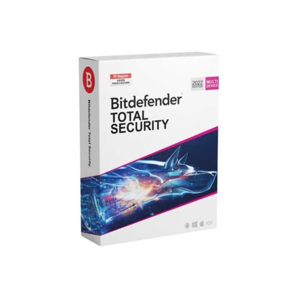 Bit Defender Total Security 1-Desktop, 1 year Base Antivirus + Firewall