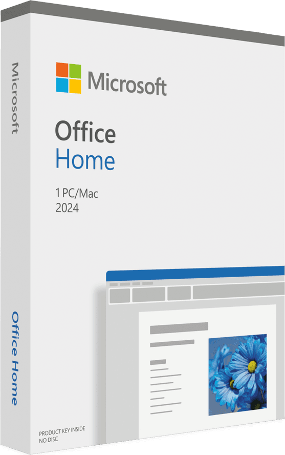 Office Home 2024 All Lng Retail Online Central/Eastern Euro Only Dwn(EP2-06797) 1-Desktop, Word 2024, Excel 2024, PowerPoint 2024, OneNote 2024