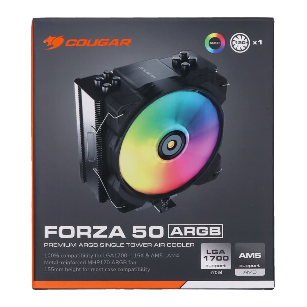 Cougar Forza 50 ARGBLGA 20xx, 1700, 1366, 1200, 115xs, AM5/4/3+