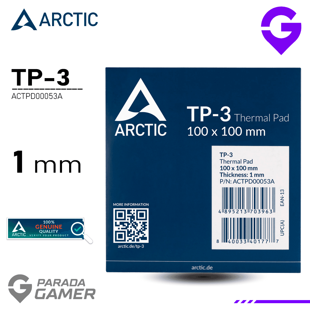 Thermal pad ACTPD00053A 100*100*1 mm