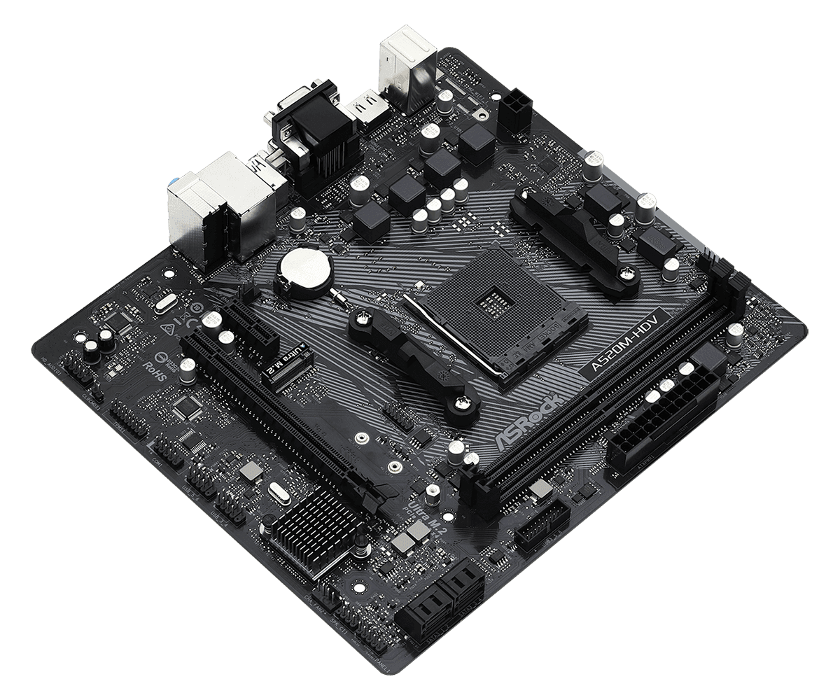 Asrock A520M HDV R4.0 AMD® A320 AM4s Ryzen