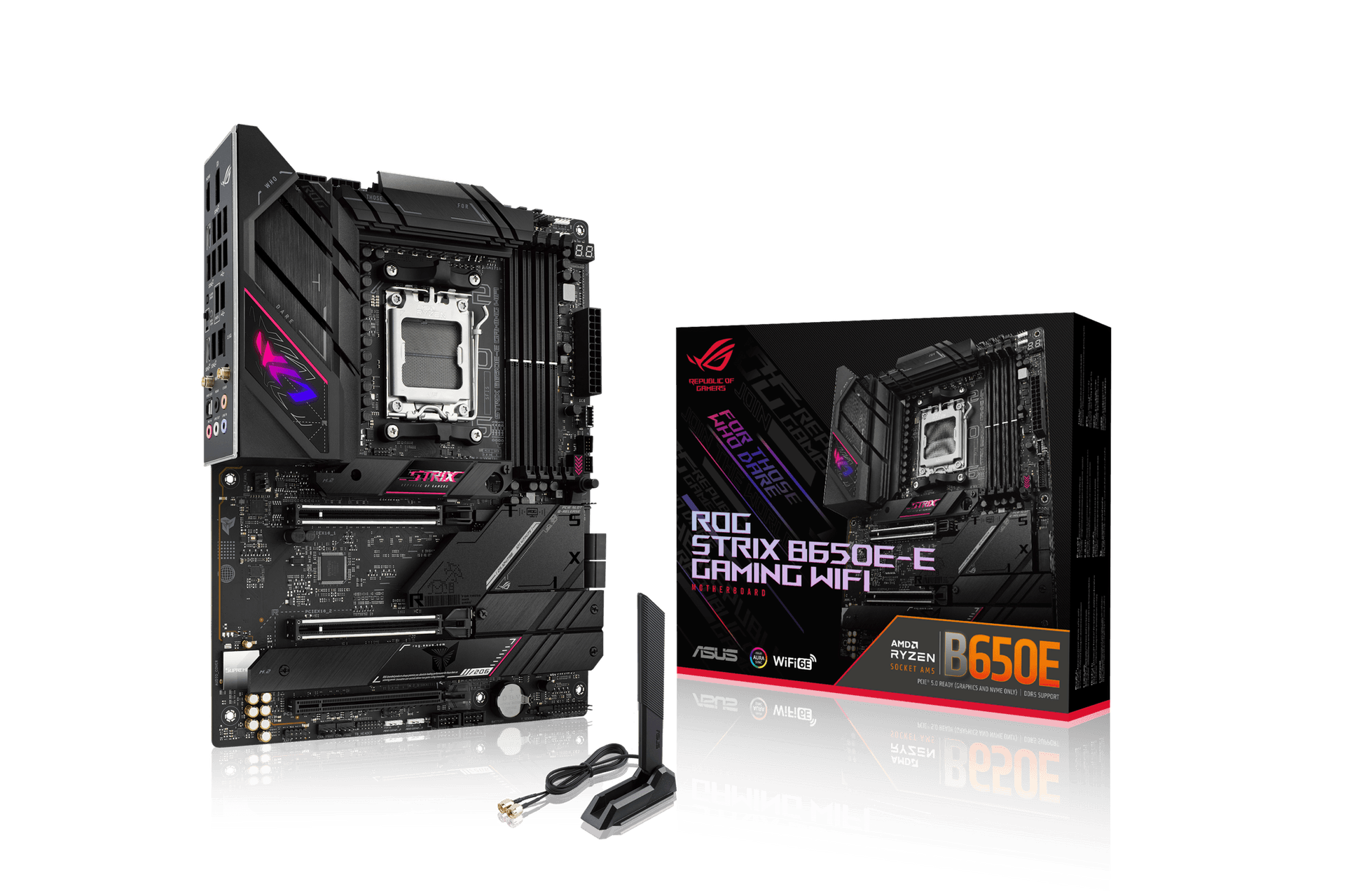 Asus ROG Strix B650E-E Gaming WiFi AMD B650 AM5s Ryzen 7000/8000 DDR5 ready