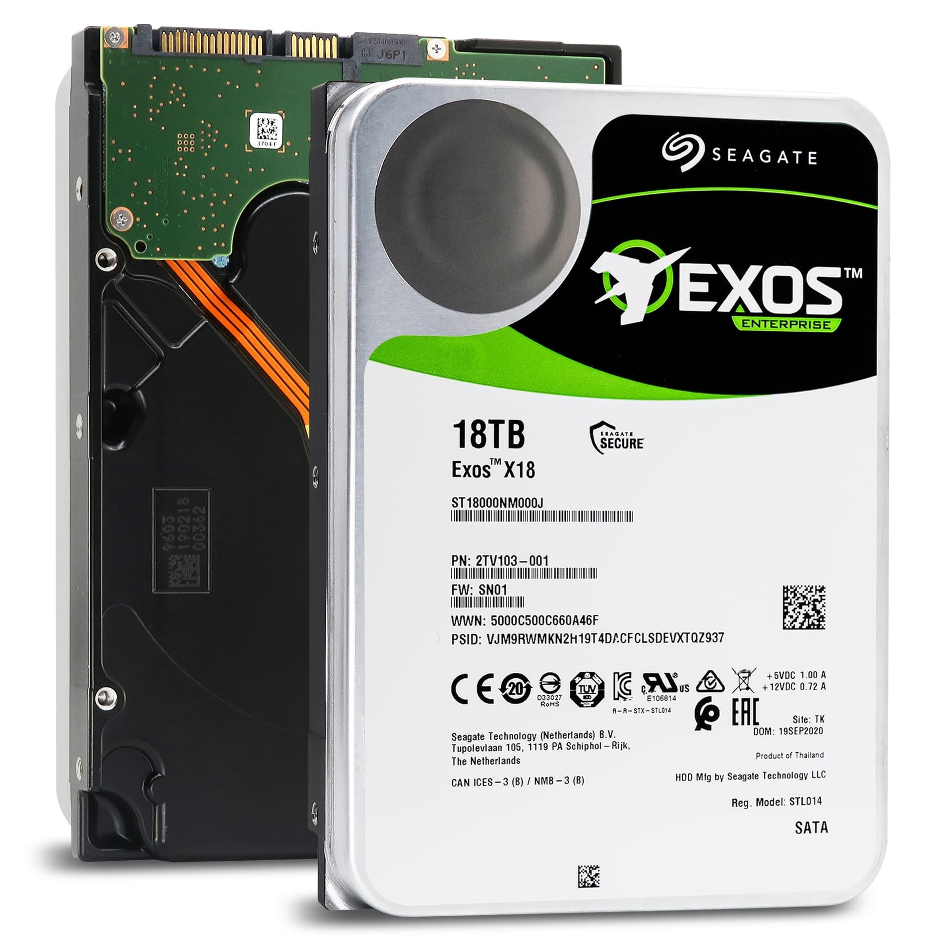 Seagate Exos 18TB (ST18000NM001J)