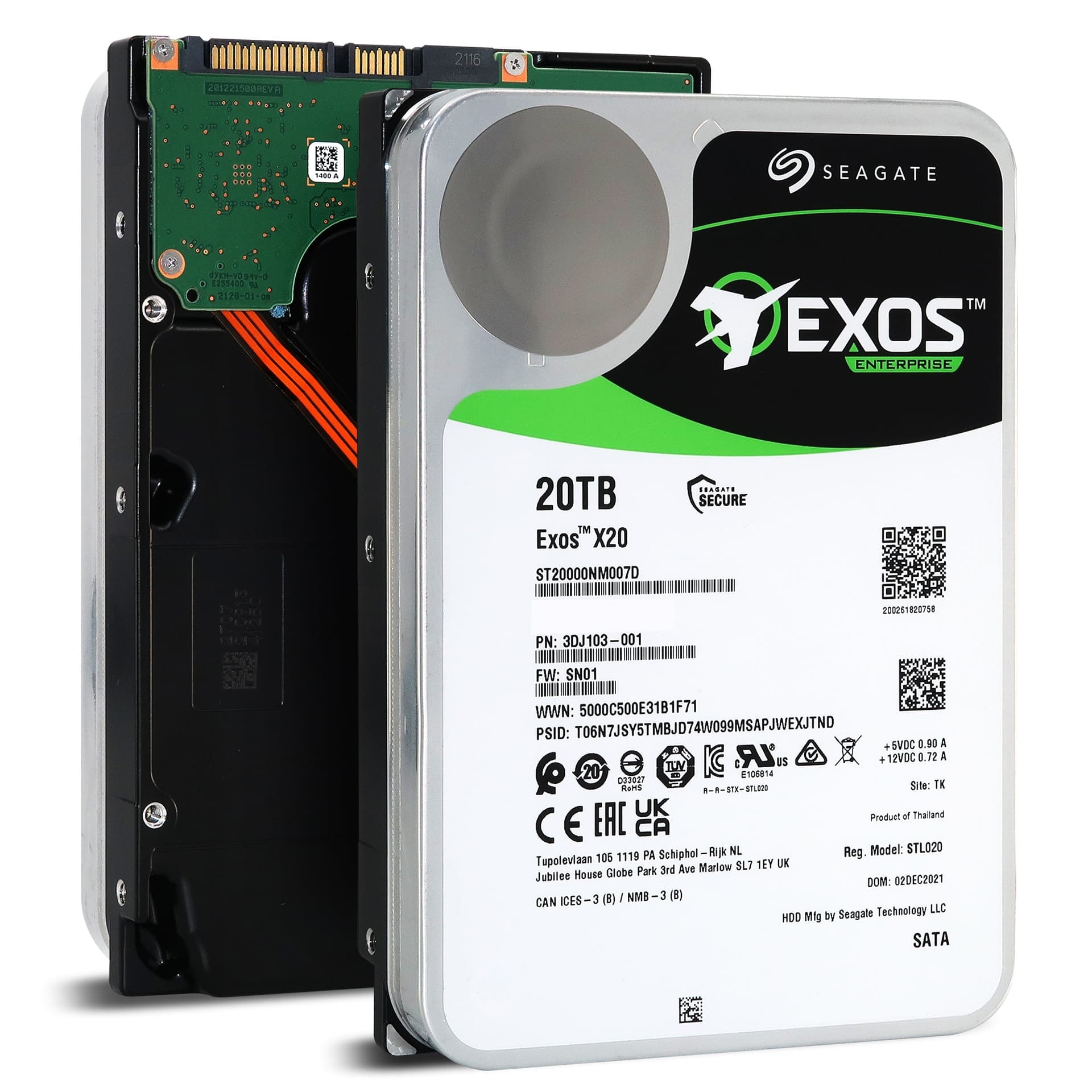 Seagate Exos 20TB (ST20000NM007D)