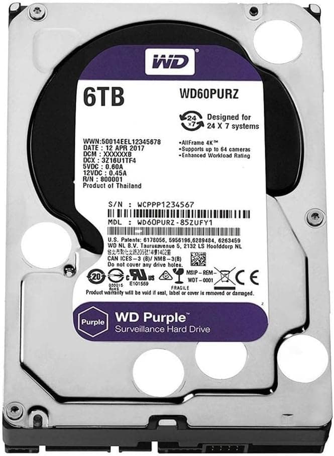 WD Purple 6TB (WD60PURZ)
