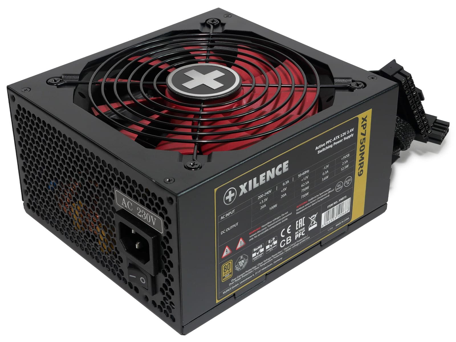XILENCE XP750MR9 Modular 750W, 80+ GoldFull Modular