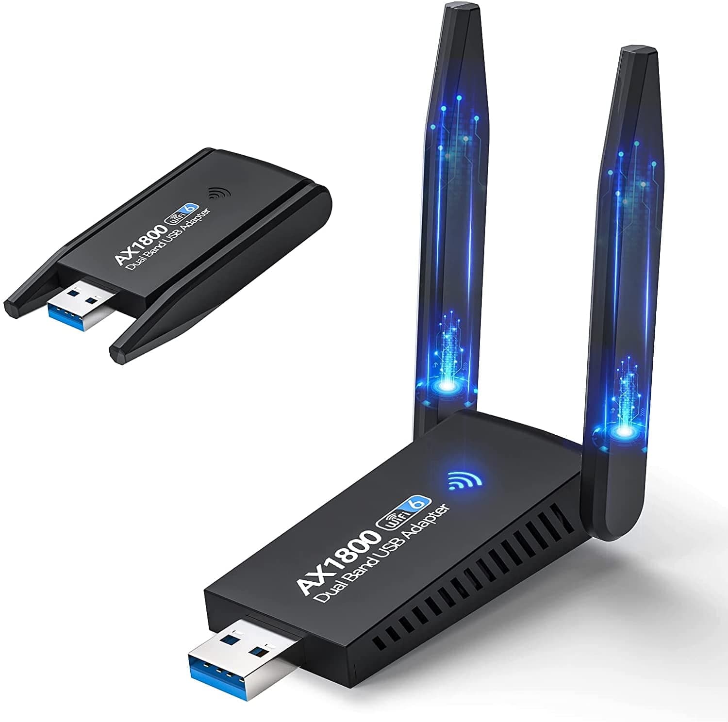 USB 3.2 WiFi 6 AX Adapter Dual Band USB 3.2 WiFi 6 Adapter D-link DWA-X1850 A1A AX1800 - 1200/574Mbps