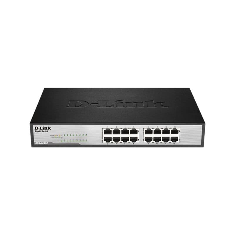 D-link DES-1016C(D) 10/100 16 port steel case