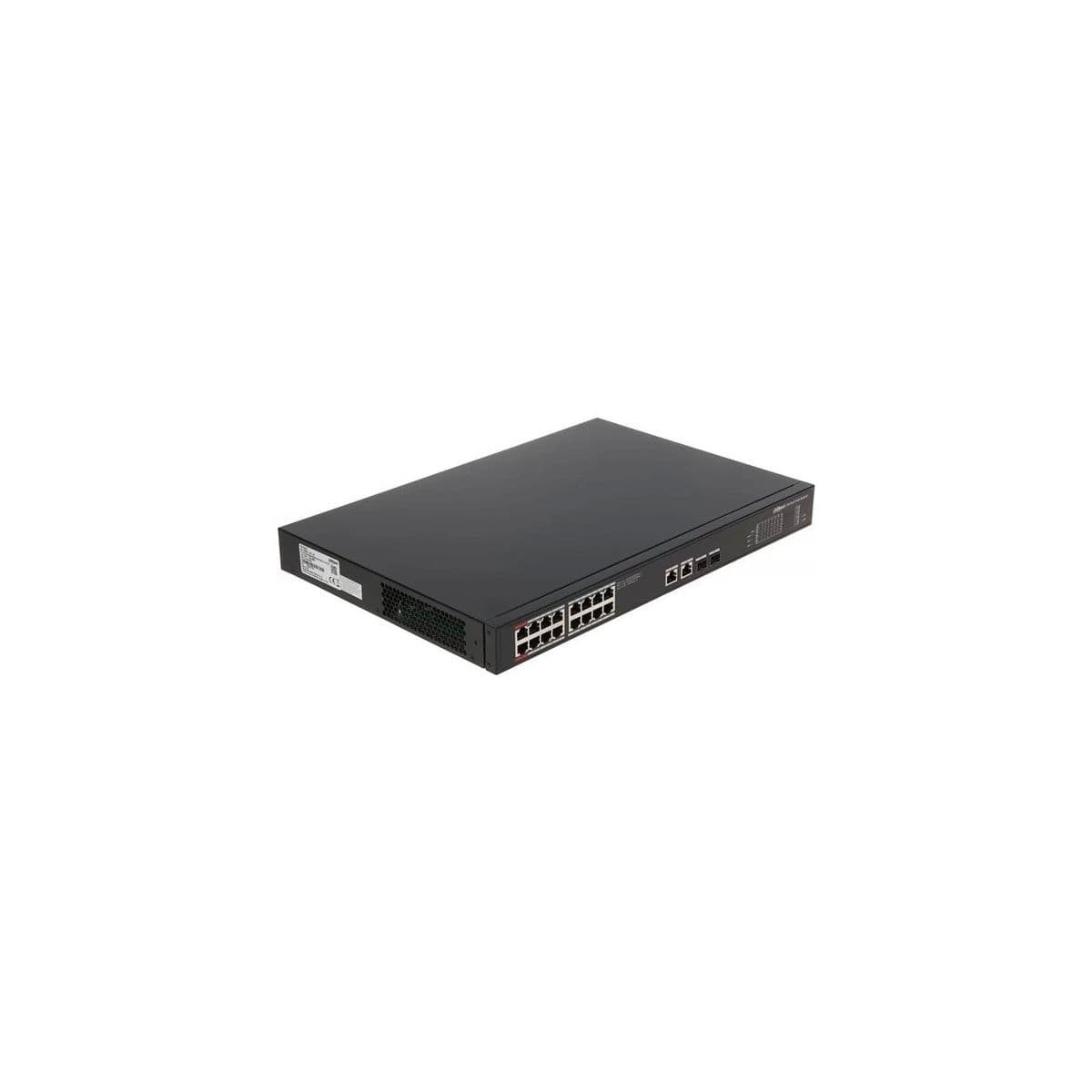 Dahua DH-S4220-16GT-190 16 port 10/100/1000 PoE switch + 2 port SFP Layer 2 network management PoE switch