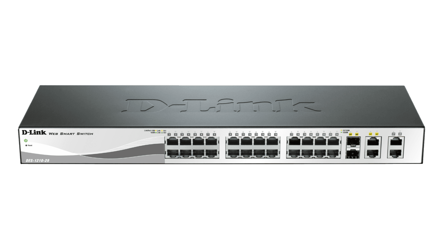 D-link DES-1210-28/C1A 10/100 24 port, 1000 2port, Combo SFP 2port L2+
