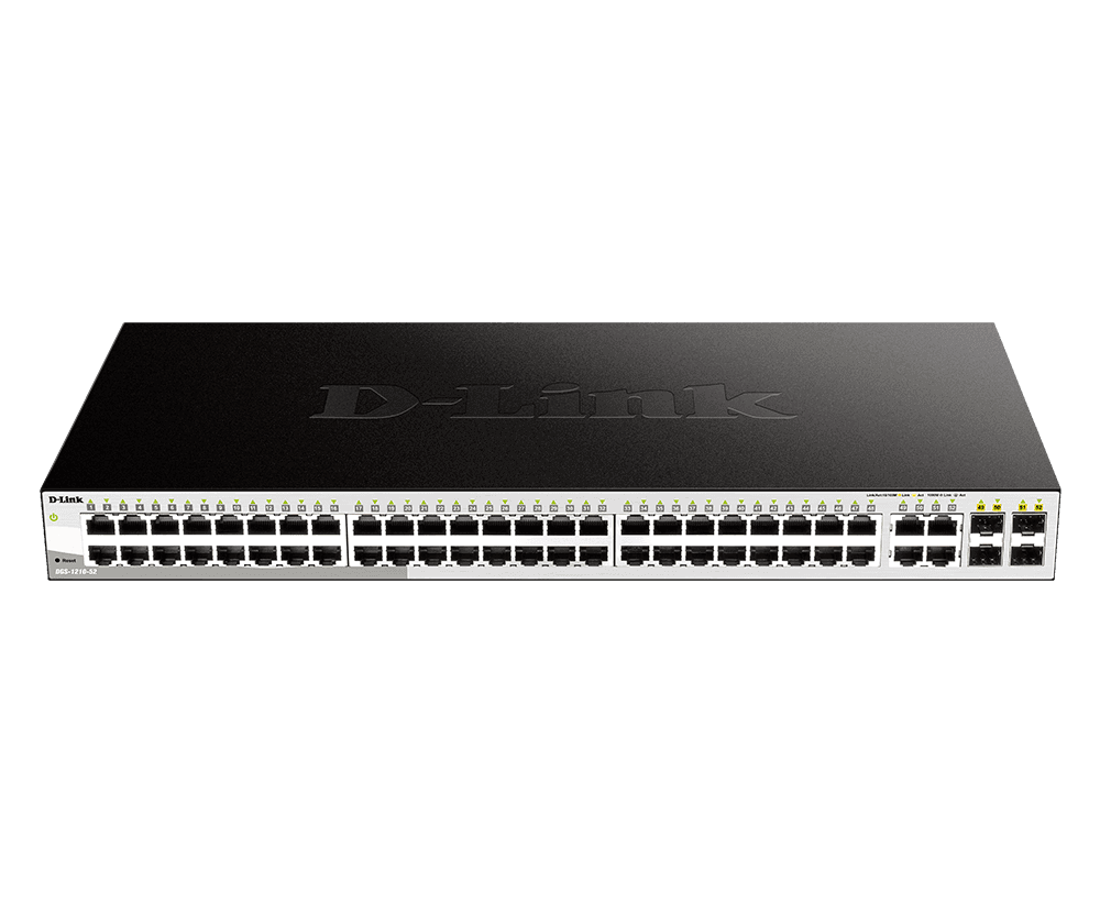 D-link DGS-1210-52 10/100/1000 48 port, Combo SFP 4port
