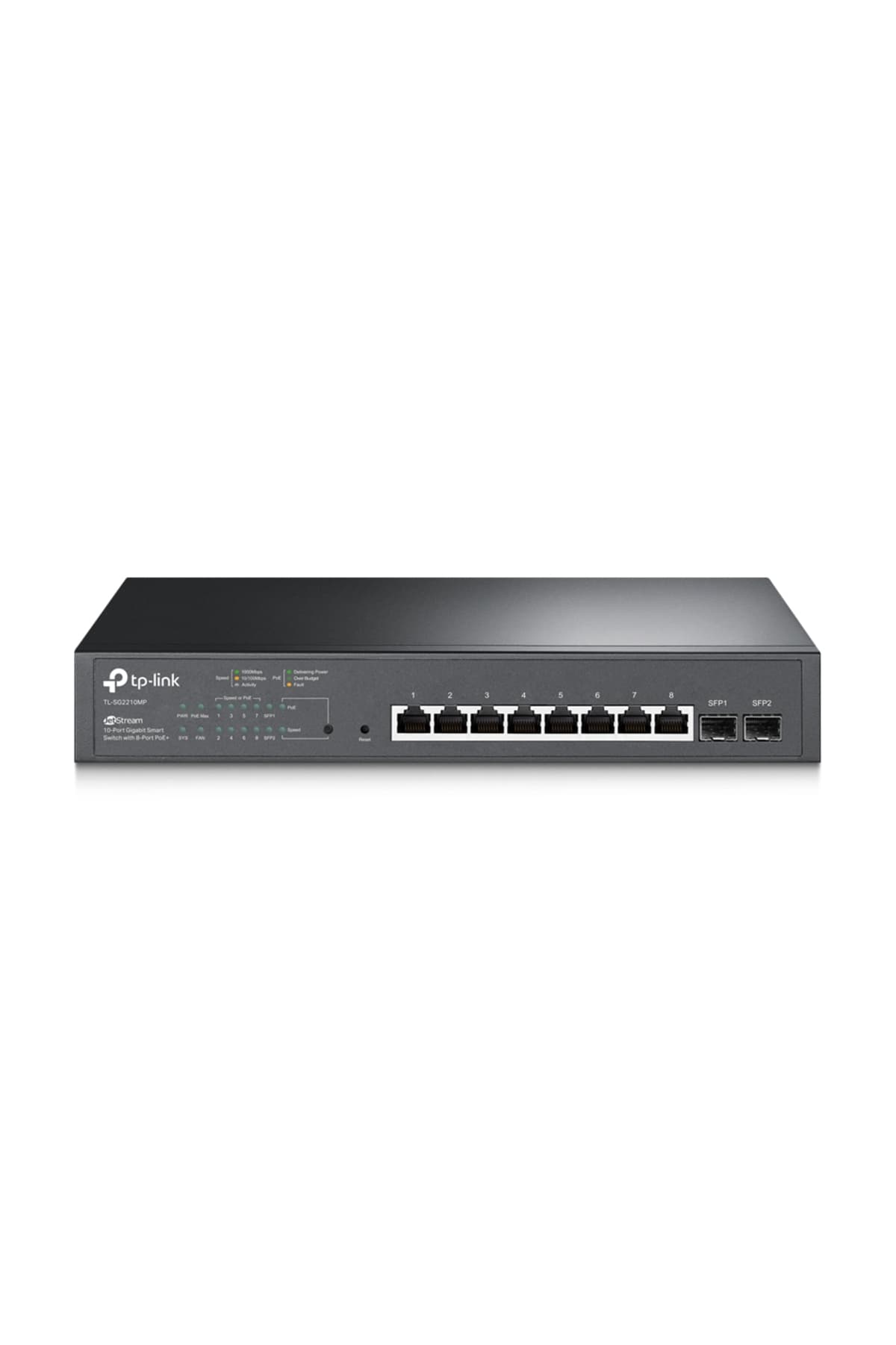 Tp-Link TL-SG2210MP 10/100/1000 8 port steel case8 port POE+