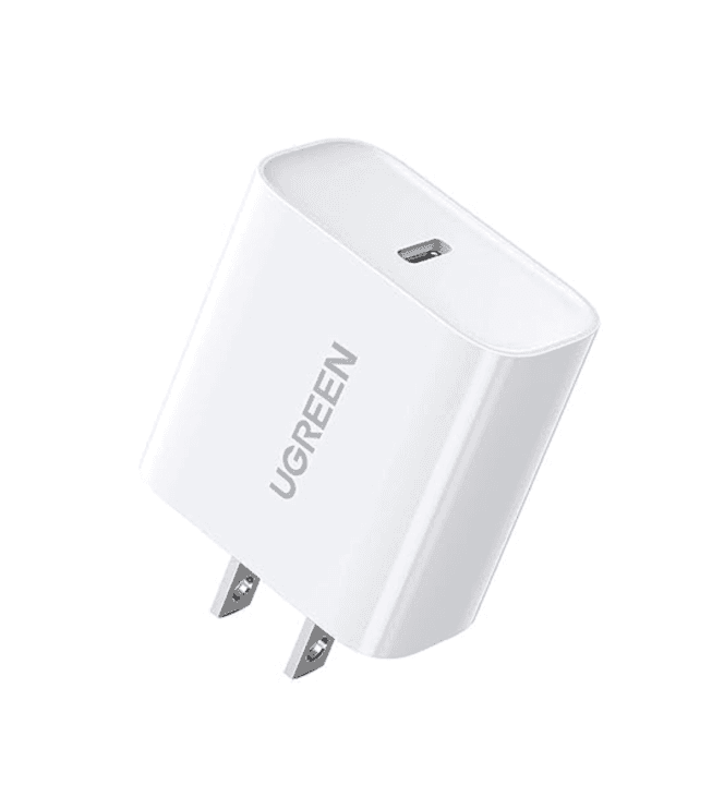 UGREEN Fast Charging Power Adapter with PD 20W EU (White) (60450) 220V to USB-C 5V 20Wt Charger