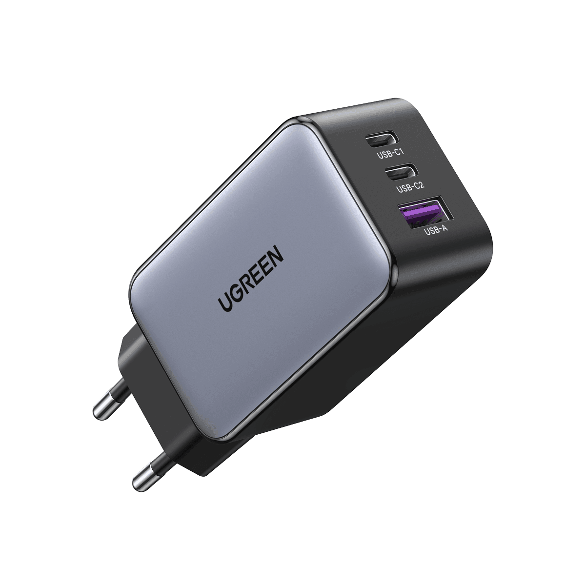 UGREEN Nexode C 65W Charger EU (35042) 220V to two USB-C and one USB-A 5V 65Wt Charger