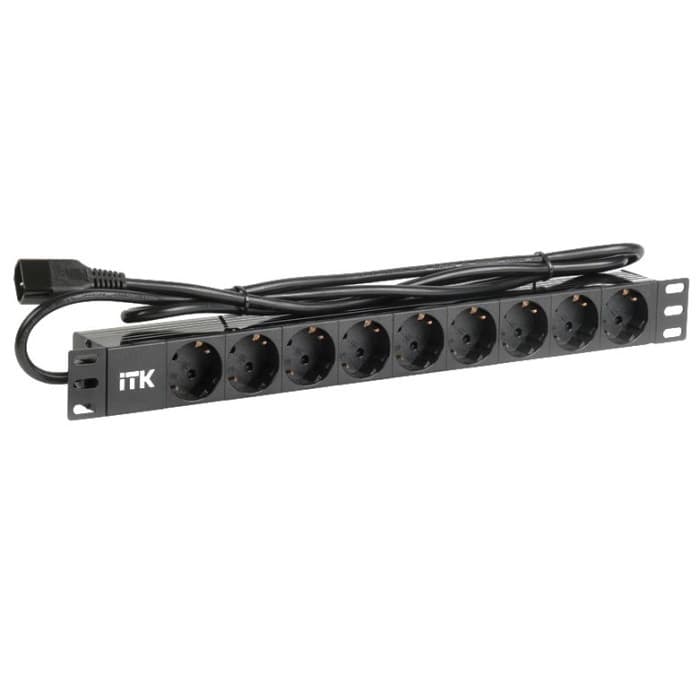 ITK PH22-9D2-P rack mount PDU 9 sockets 1U