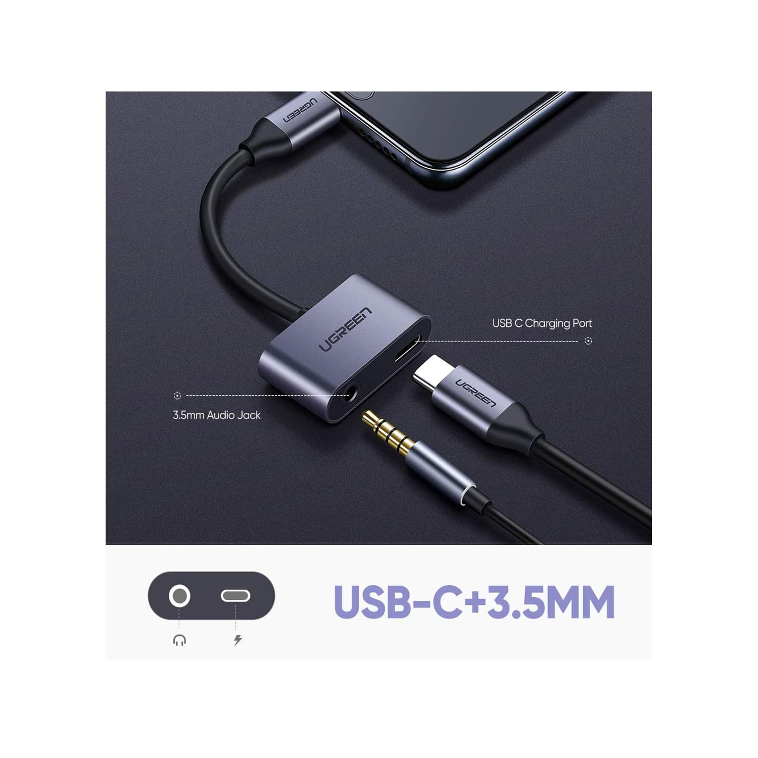 UGreen 50596 USB-C Audio Adapter