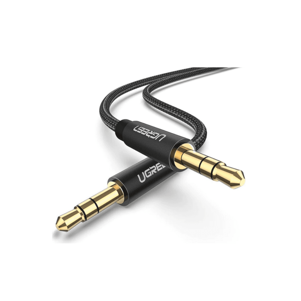 UGreen AV112 50363Gold Plated, Braided, 3.5mm audio plug cable 2.0m