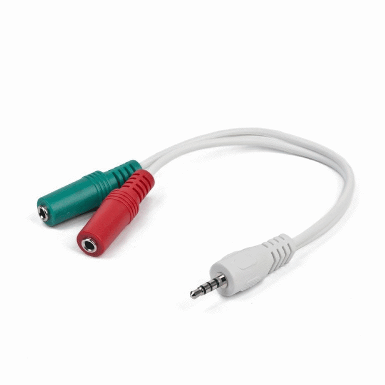 Gembird CCA-417W3.5mm audio cable - adapter 4pin to 2x 3pin