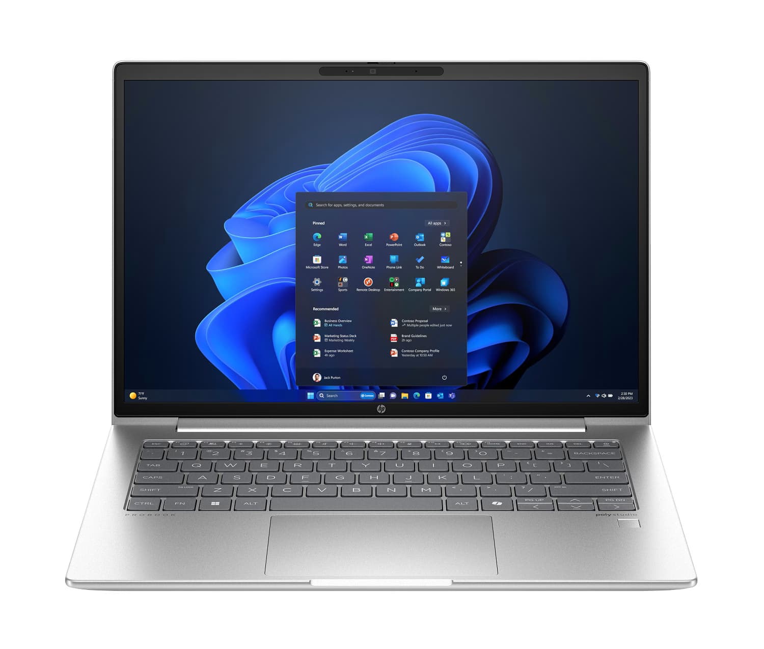 HP ProBook 4 G1i 16 Intel NB AI PC 16" Ultra7, 16Gb, 1Tb (C7GF4ET)