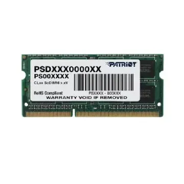 Patriot 4Gb DDR3 PSD34G16002S DDR3 4Gb 1600 MT/s 204pin