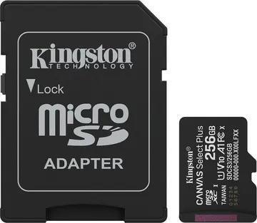 Kingston SDCS3 256Gb (U1 UHS-I V10) MicroSD/XC